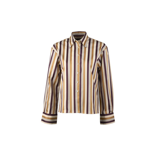 Karina Shirt, beige stripe Karina Shirt, beige stripe, Stenströms