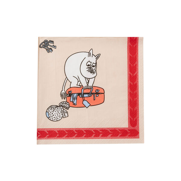 Mummi papirservietter Ferieklar, Moomin Arabia