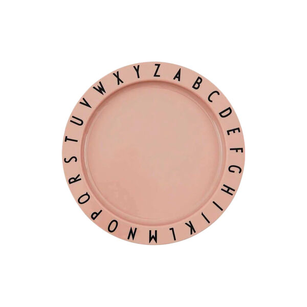 ABC tallerken &Oslash; 20 cm, nude, Design Letters