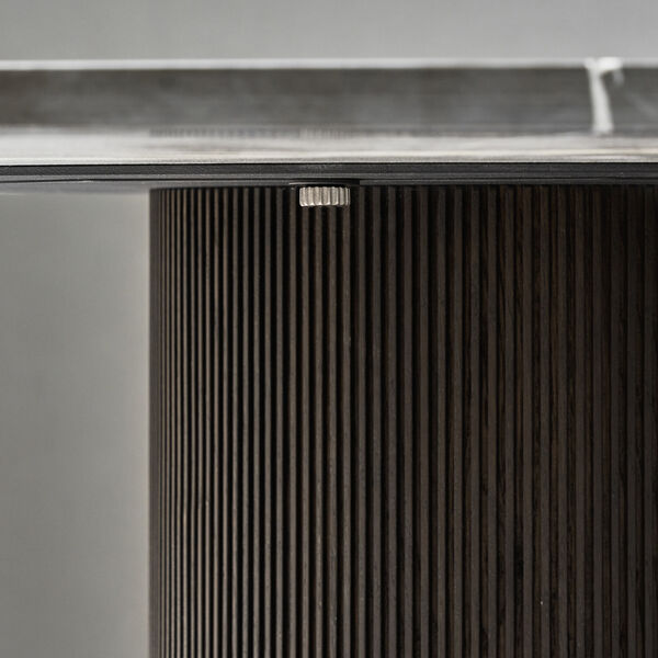 VIPP495 Cabin Round Table, pietra grey/light oak, Vipp