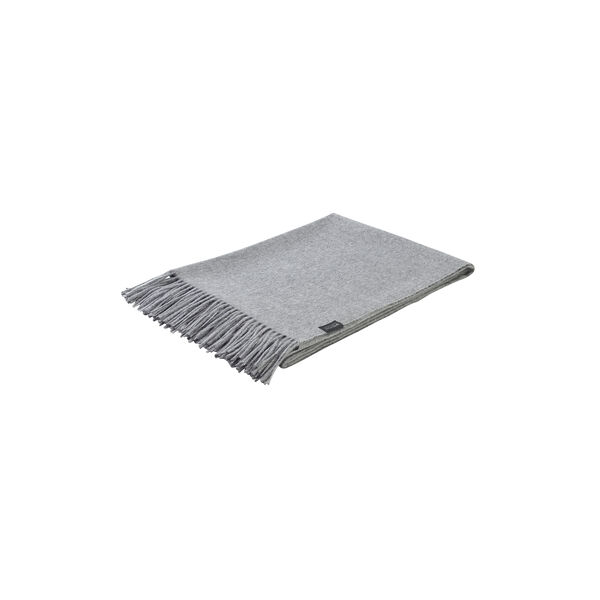 ALMA pledd, grey, WEICH Couture Alpaca
