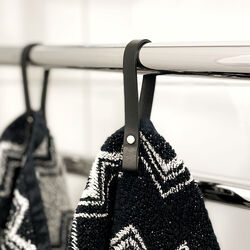 Håndkleholdere, sort, Nordan Home