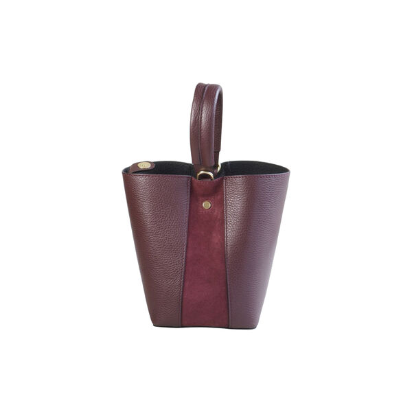 B&oslash;tteveske glattskinn, bordeaux, 7 DAYS