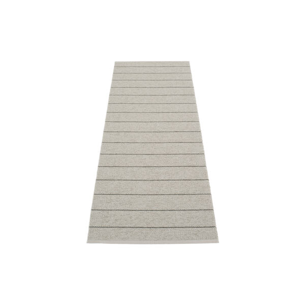 Carl gulvl&oslash;per, warm grey/fossil grey, Pappelina