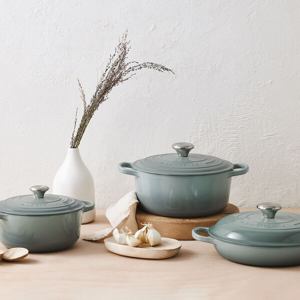 Signature rund gryte &Oslash; 20 cm, havsalt, Le Creuset