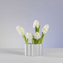 Nuage vase Small, light silver, Vitra 