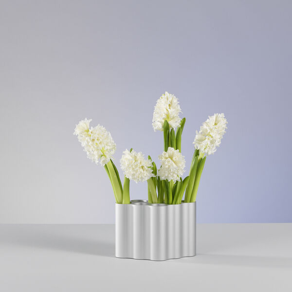 Nuage vase Small, light silver, Vitra 