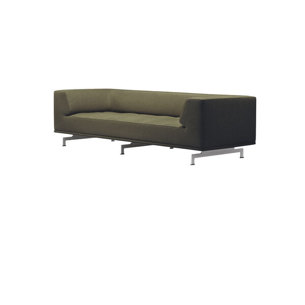4511 Delphi 3 seter sofa, keiga 982/aluminium, Fredericia Furniture