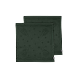 Julemorgen damask servietter 45x45 cm 2 pk, gr&oslash;nn, Wik & Wals&oslash;e