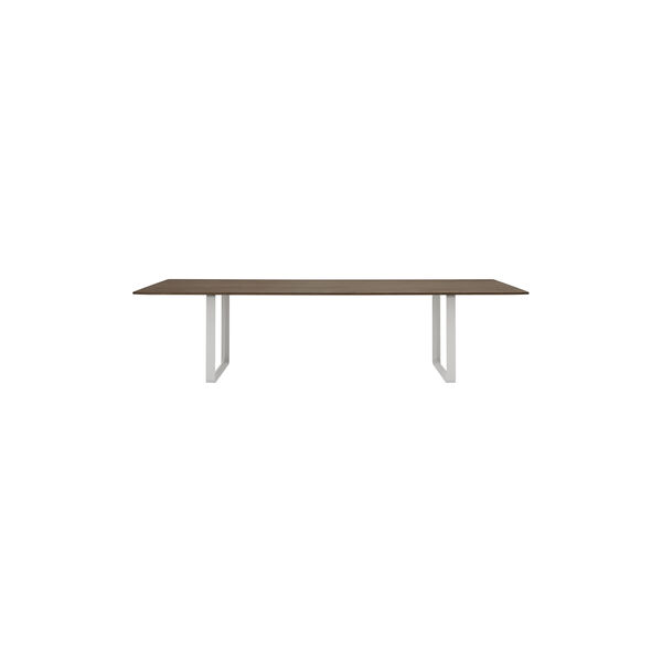 70/70 Table, solid smoked oak/grey, Muuto