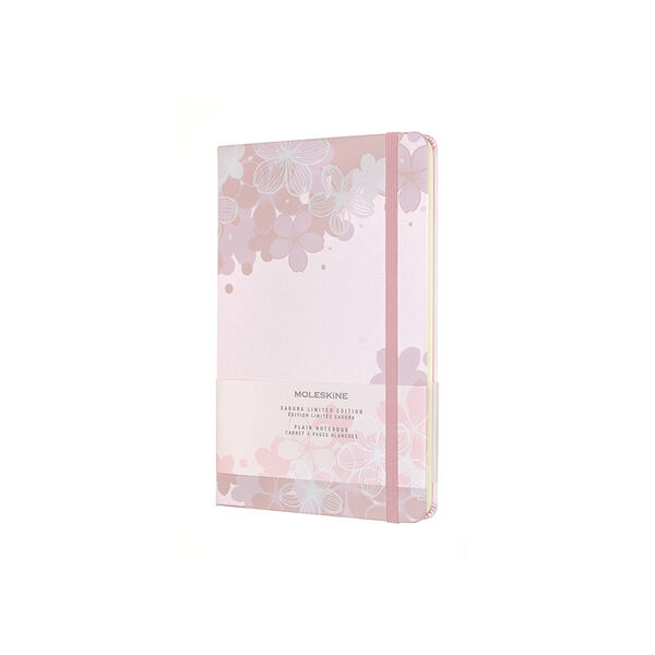 Sakura Notebook blanke sider, rosa, Moleskine