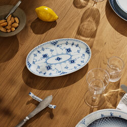 Musselmalt Halvblonde fat 23,5 cm, Royal Copenhagen