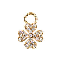 Margit charm, clover, Emilia by Bon Dep