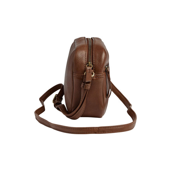 TerraMBG Crossbody-veske Myk Vintage, konjakk m/br. gull, Markberg