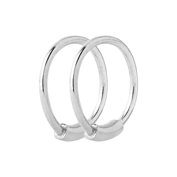 Basic 8 Hoops, 1 par, Maria Black