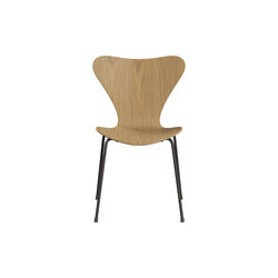 Series 7&trade; 3107 Chair, lacquered eik/warm graphite, Fritz Hansen