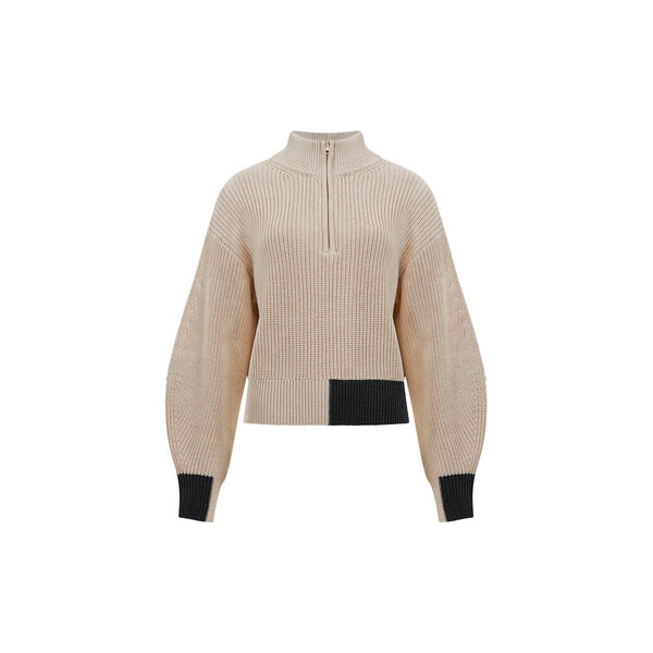 JOSS JUMPER, oatmeal/dark grey, French Connection