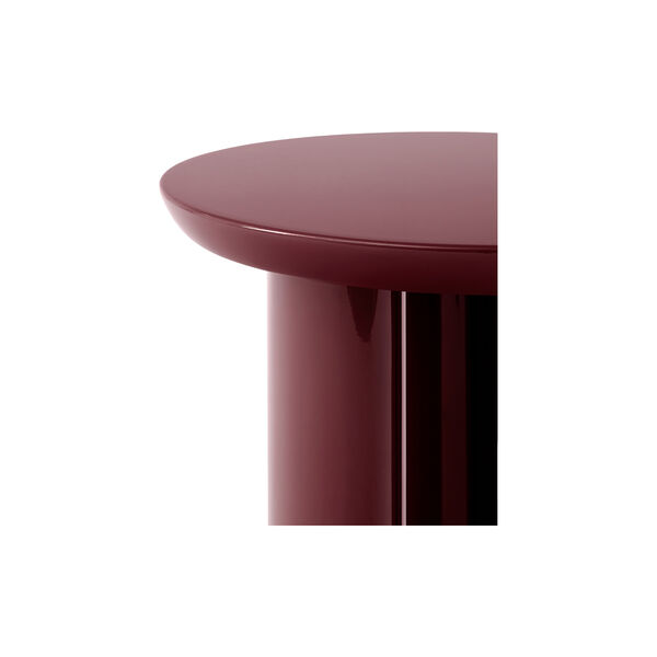 Tung JA3 Side Table, burgundy red, &Tradition