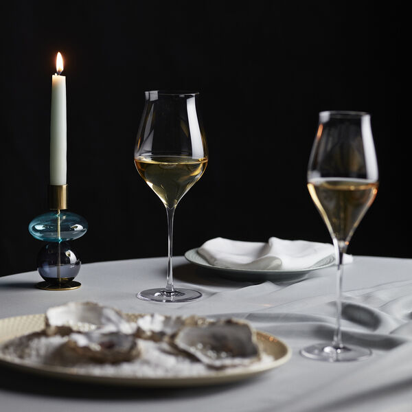 Rhombe Earth Oval serveringsfat, marble, Lyngby Porcelæn