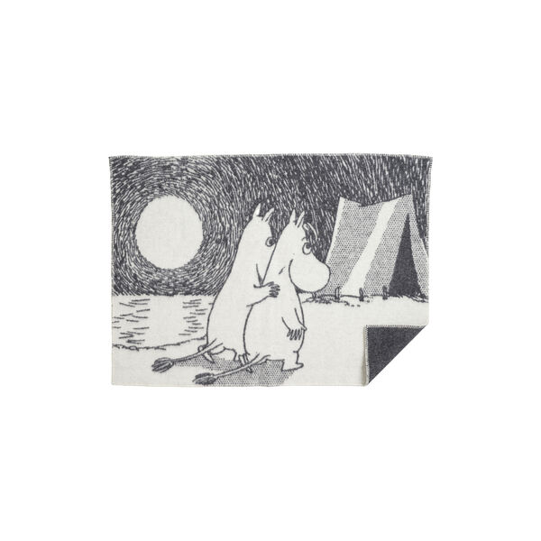 Moomin adventure teppe, svart Moomin adventure teppe, svart, Klippan Yllefabrik