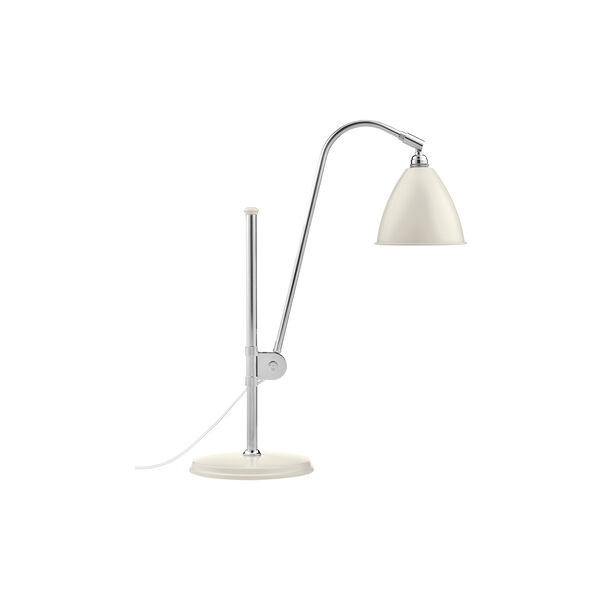 Bestlite BL1 bordlampe, matt hvit/krom, GUBI