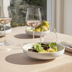 KOPPEL dyp tallerken 21 cm, hvit, Georg Jensen