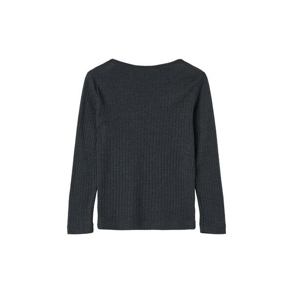 Wool Silk t-shirt L/S Alfie, 1432 navy, Wheat