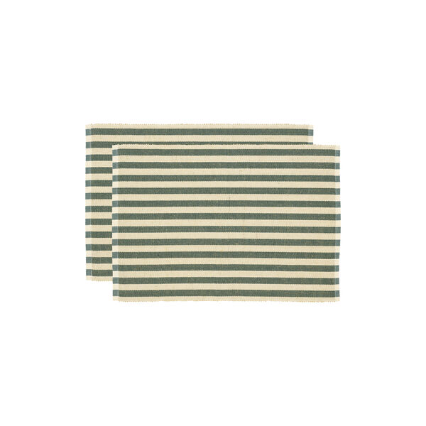 Statement Stripe dekkebrikke, green, S&ouml;dahl