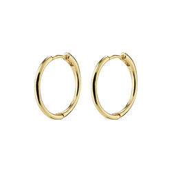EANNA resirkulerte medium hoops, gullbelagt, Pilgrim