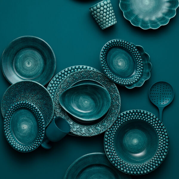 Bubbles tallerken 28 cm, ocean, Mateus