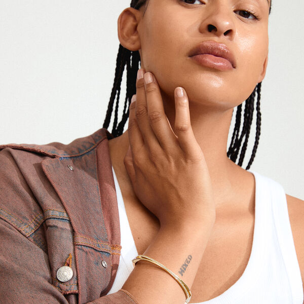 KIRA armb&aring;nd, gullbelagt, Pilgrim