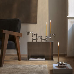 STOFF Nagel BMF lysestake 3 stk., krom, STOFF Nagel