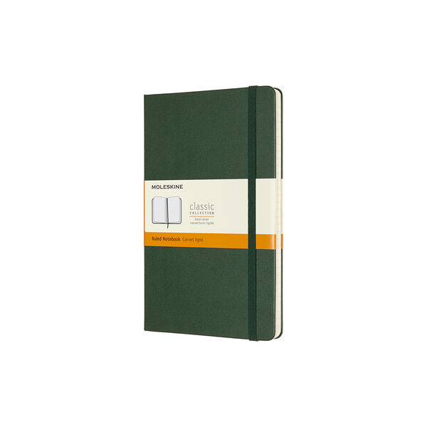 Classic Notebook linjerte sider, grønn Classic Notebook linjerte sider, grønn, Moleskine