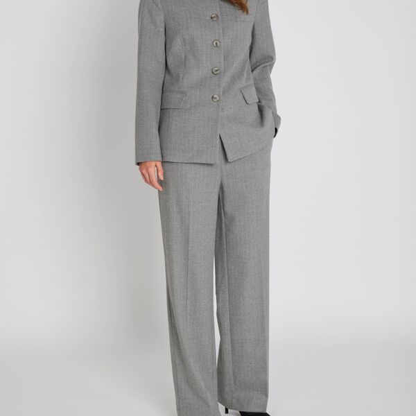 Peny Madelina pants, grey stripe, PBO