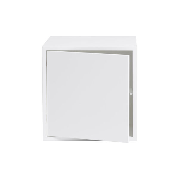 Stacked Storage System with Door, white, Muuto