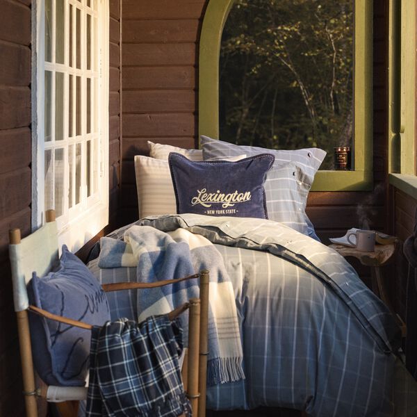 Logo Putetrekk, dark blue/lt beige, Lexington