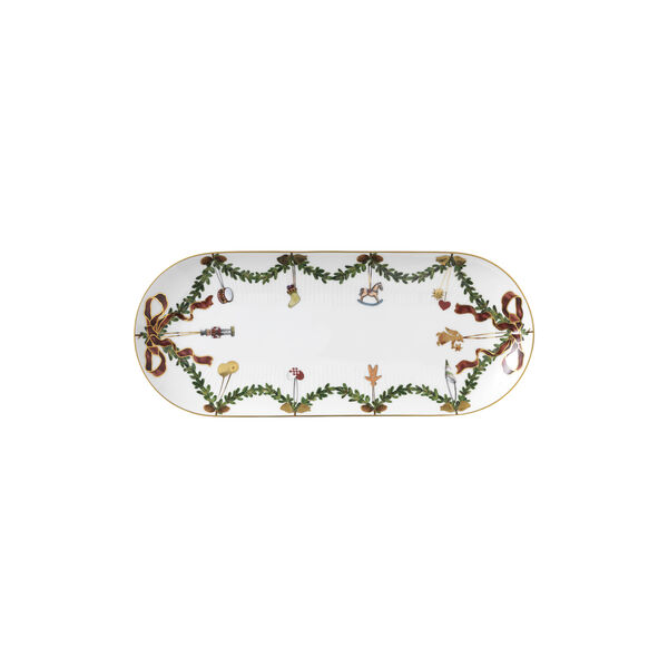 Stjerne Riflet Jul fat, 39 cm Stjerne Riflet Jul fat, 39 cm, Royal Copenhagen