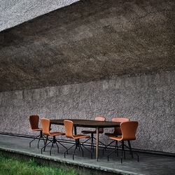 PLAYdinner Lam&eacute; Dining Table with Extension, smoked oak, Bruunmunch Furniture