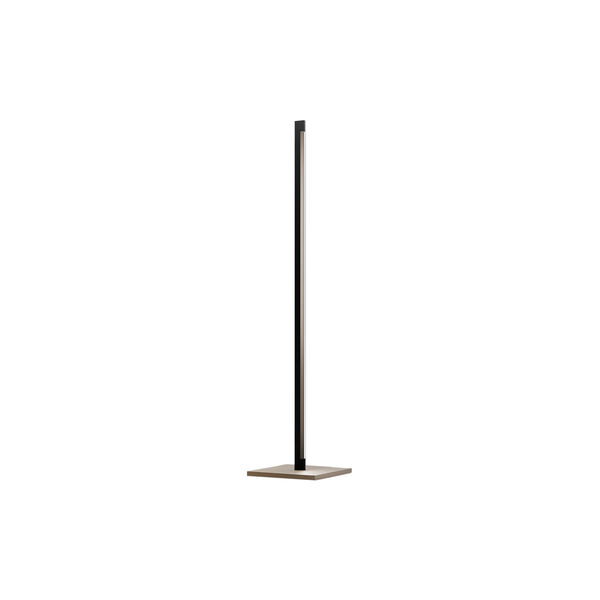 INLAY F1 LINEAR gulvlampe, matt black/satin gold, LIGHT-POINT