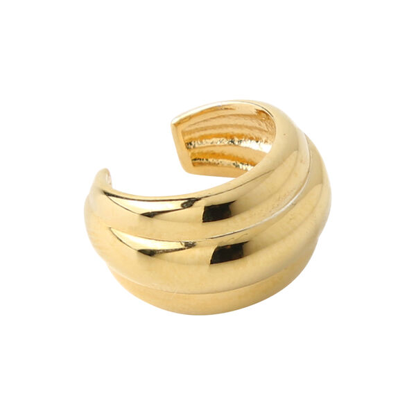 Domed Ridged ear cuff, gull, Orelia