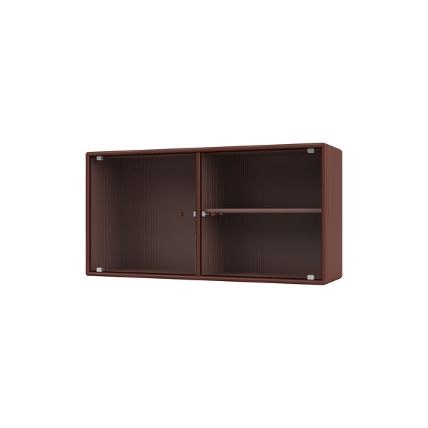 RIPPLE I vitrineskap, 155 masala, Montana Furniture