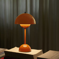 Flowerpot VP9 Portable Table Lamp, zesty orange, &Tradition