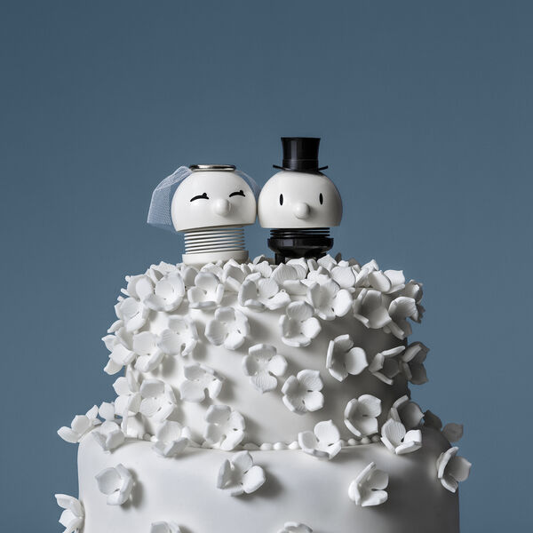 Brud & brudgom, hvit/sort, Hoptimist