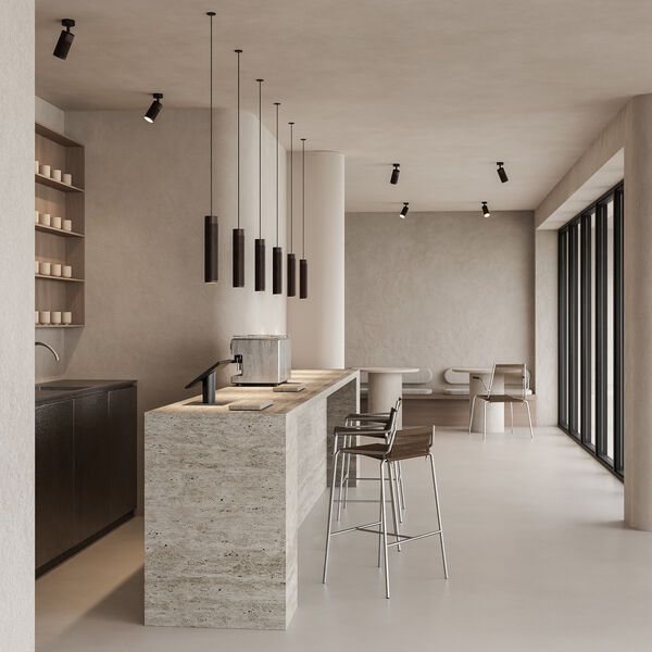 Patrone Pendant Lamp Large, browned brass, Thorup Copenhagen