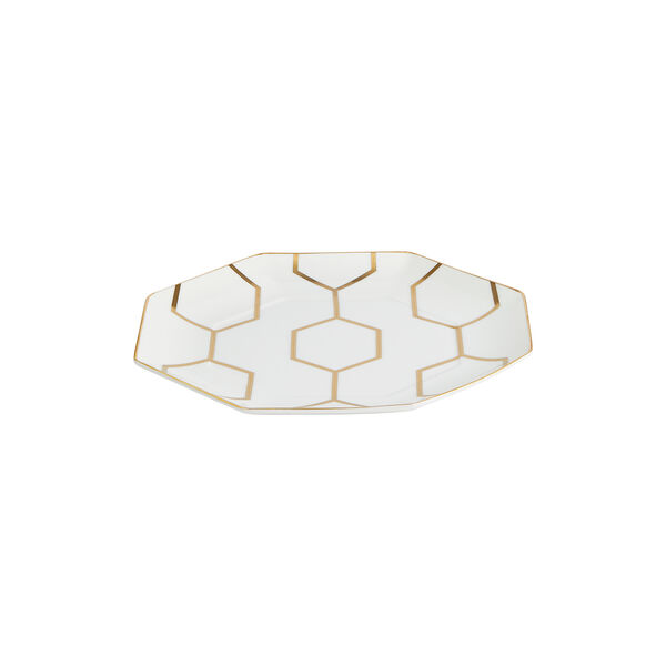 Gio Gold tallerken &Oslash; 23 cm, gull/hvit, Wedgwood