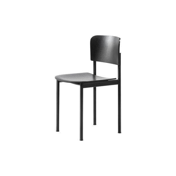 Plan Chair, svart lakkert ash/svart, Fredericia Furniture