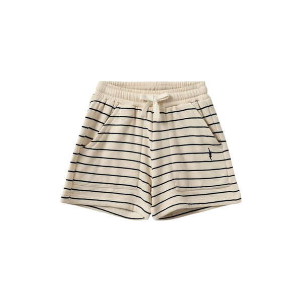 TimoSB Shorts, antique white w blue, Sofie Schnoor