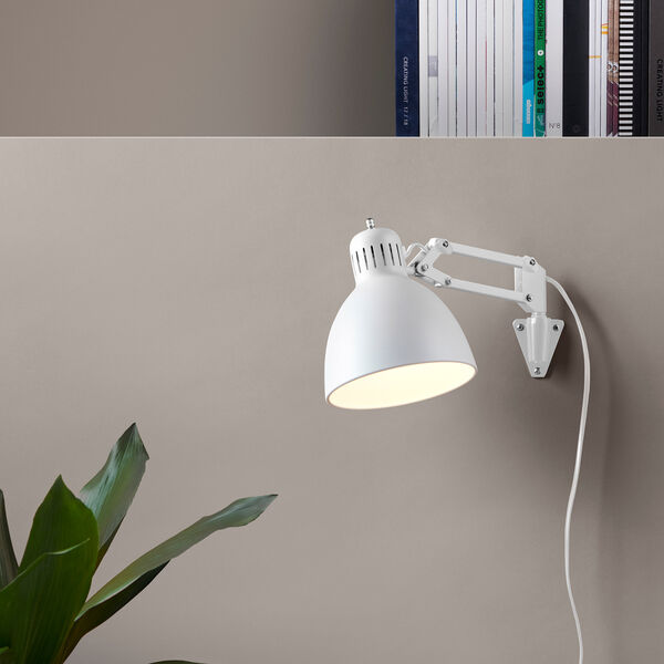 Archi W1 vegglampe, white, Nordic Living