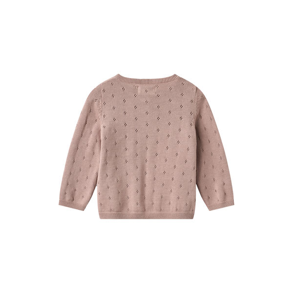 Knit Cardigan Maia, 1135 dry rose, Wheat