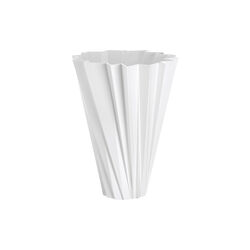 Shanghai vase, glossy white, Kartell